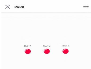 ภาพด้านข้าง Auto Parking Model  